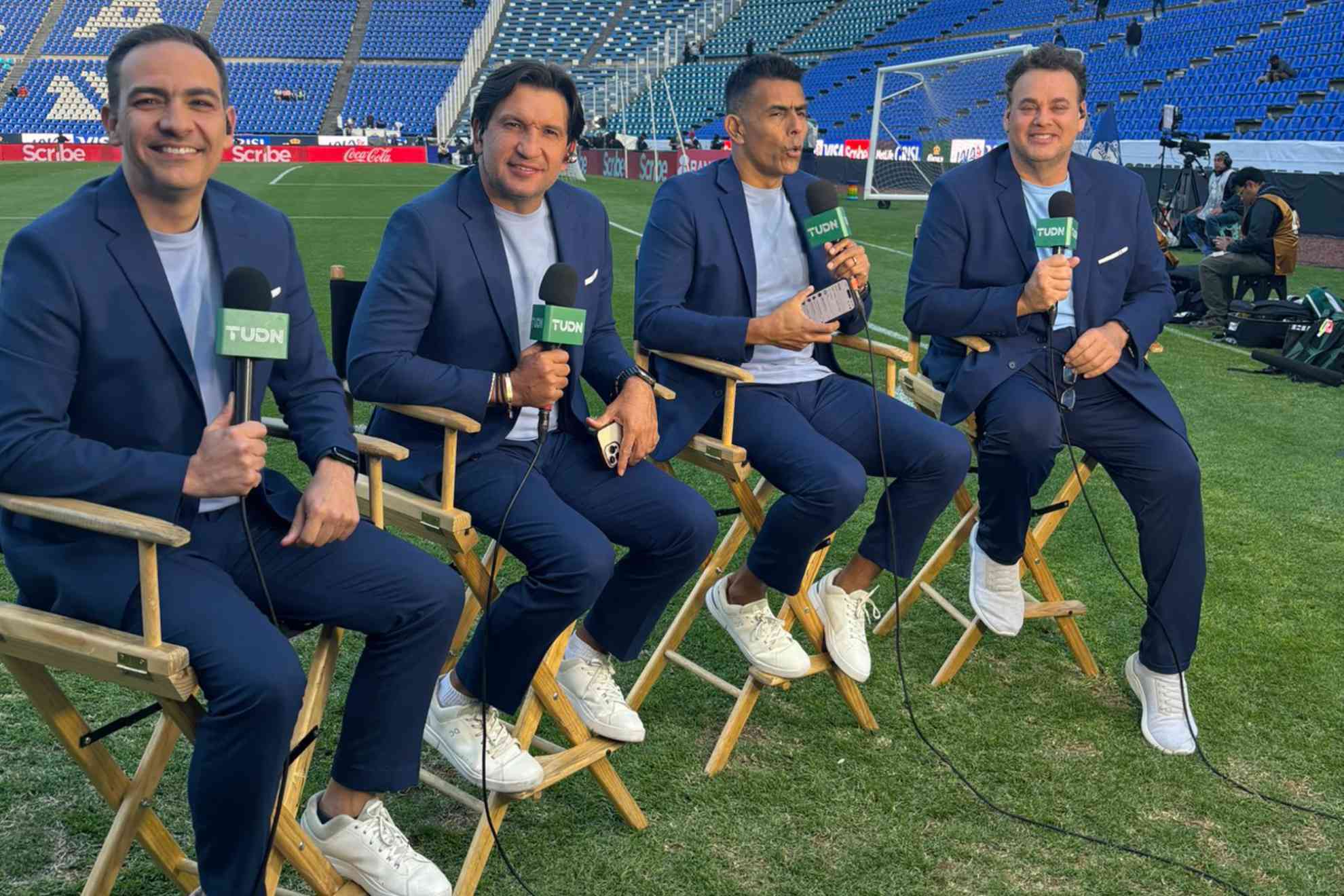 David Faitelson ya se encuentra en el Estadio Cuauhtmoc para el partido Mexico vs Valencia 2024