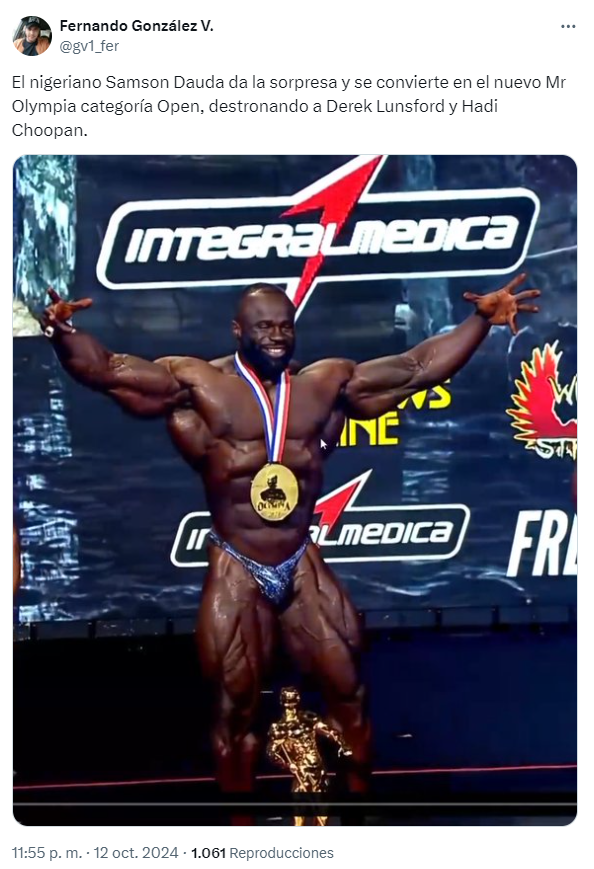 Quin es Samson Dauda, el ganador de Mr. Olympia 2024?