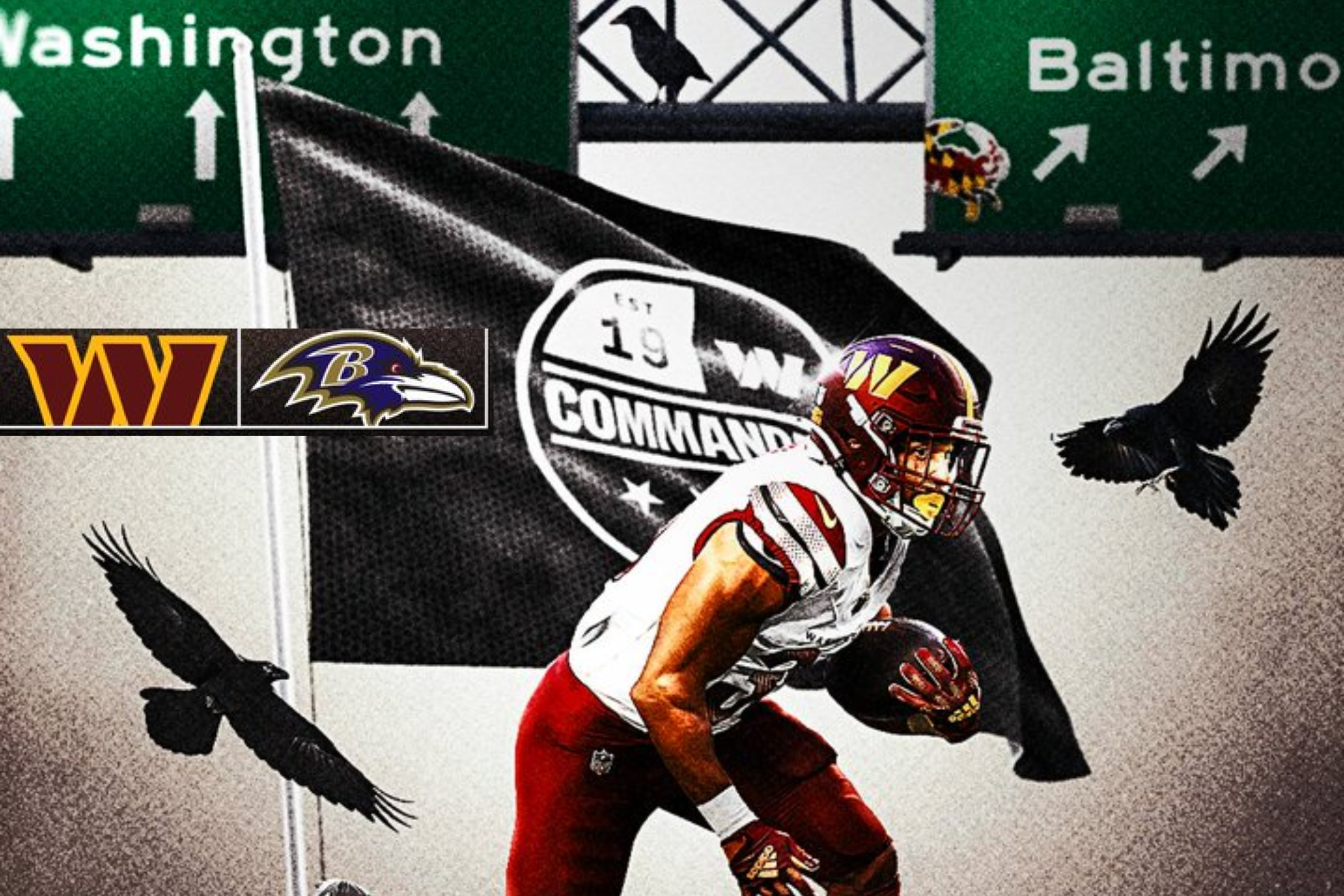 RAVENS vs COMMANDERS HOY domingo 13 de octubre