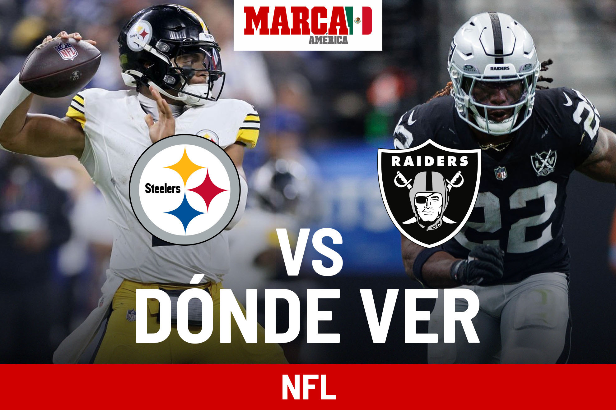 Dnde ver Raiders vs Steelers hoy: horario, pronstico y transmisin Acereros de Pittsburgh NFL 2024