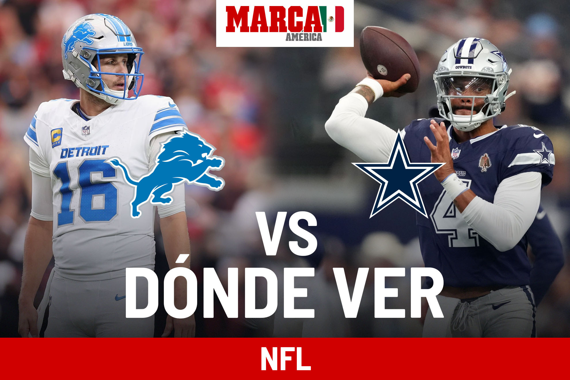 COWBOY vs LIONS HOY domingo 13 de octubre.