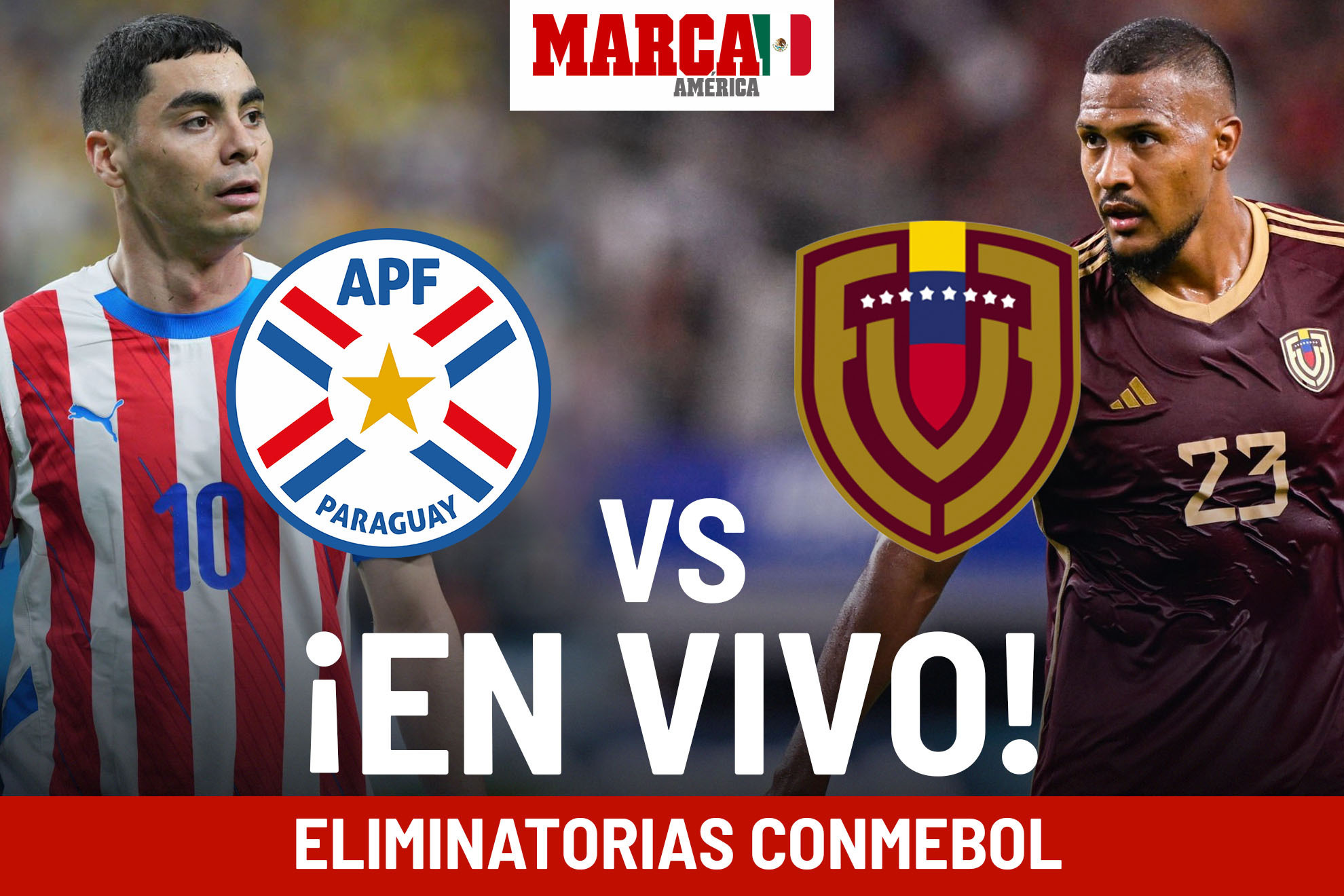 Eliminatorias Conmebol Paraguay vs Venezuela EN VIVO Online. Partido