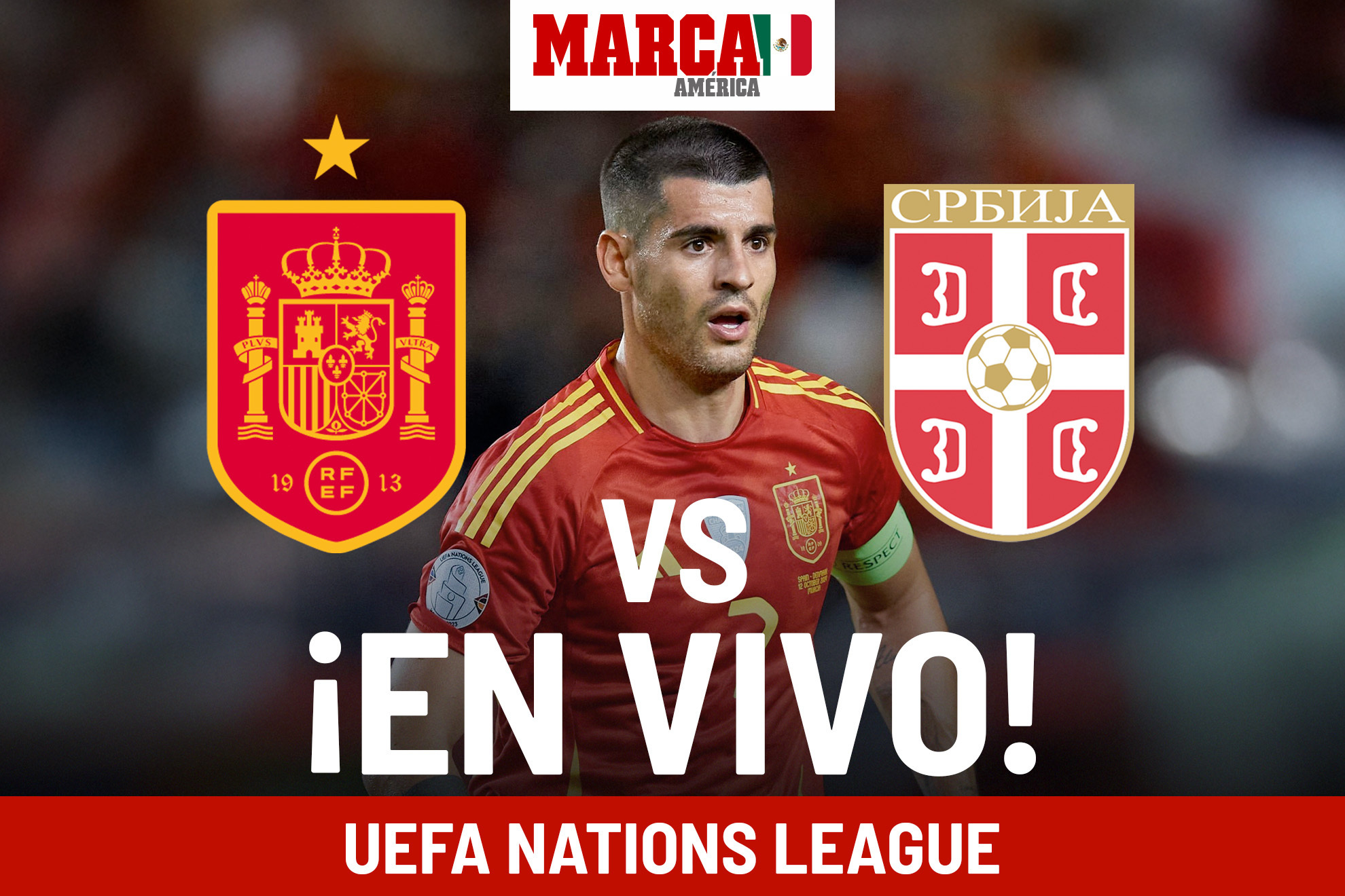 Juego Espaa vs Serbia EN VIVO Online hoy - UEFA Nations League 2024