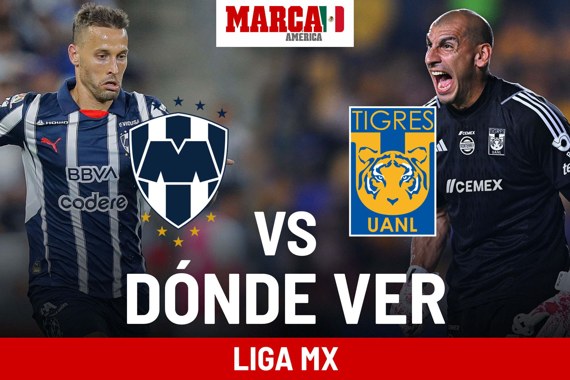 Dnde mirar Monterrey vs Tigres: a qu hora es el Clsico Regio, transmisin y pronstico Liga MX 2024 hoy