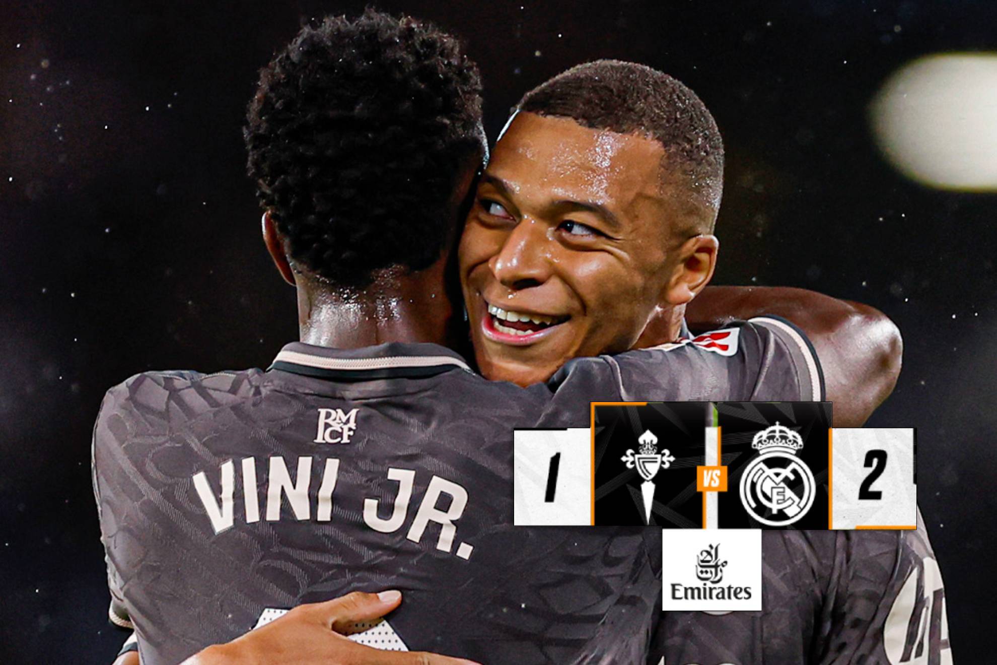 Resultado Celta de Vigo vs Real Madrid: Mbapp y Vinicius son la solucin