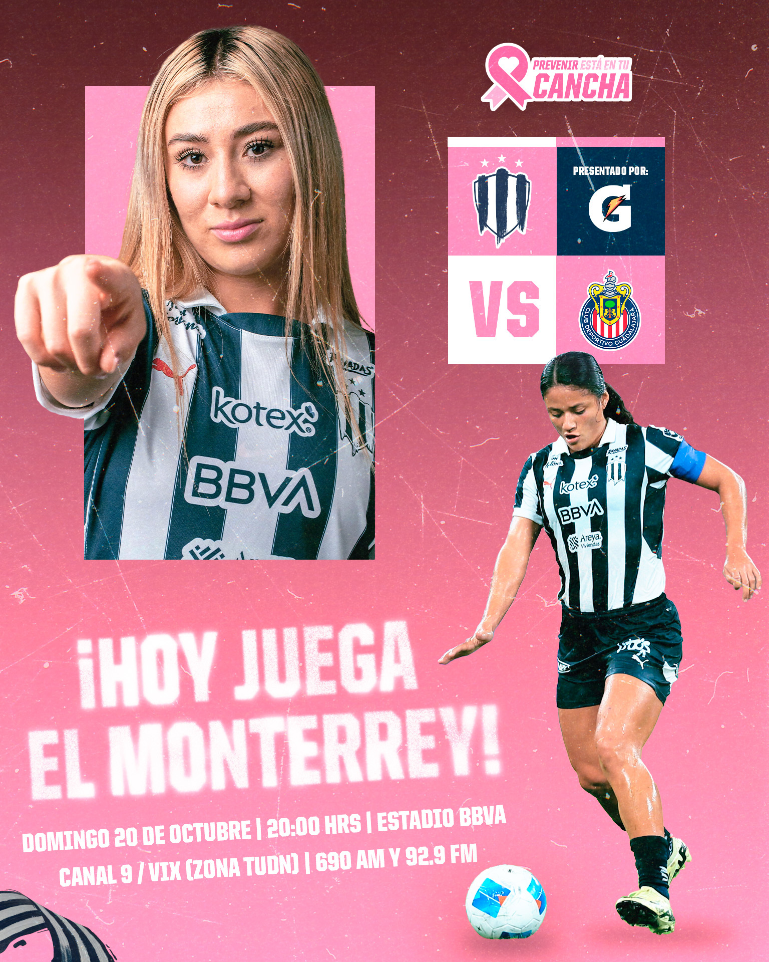 Monterrey vs Chivas Femenil dónde ver y a qué hora juega Rayadas Liga