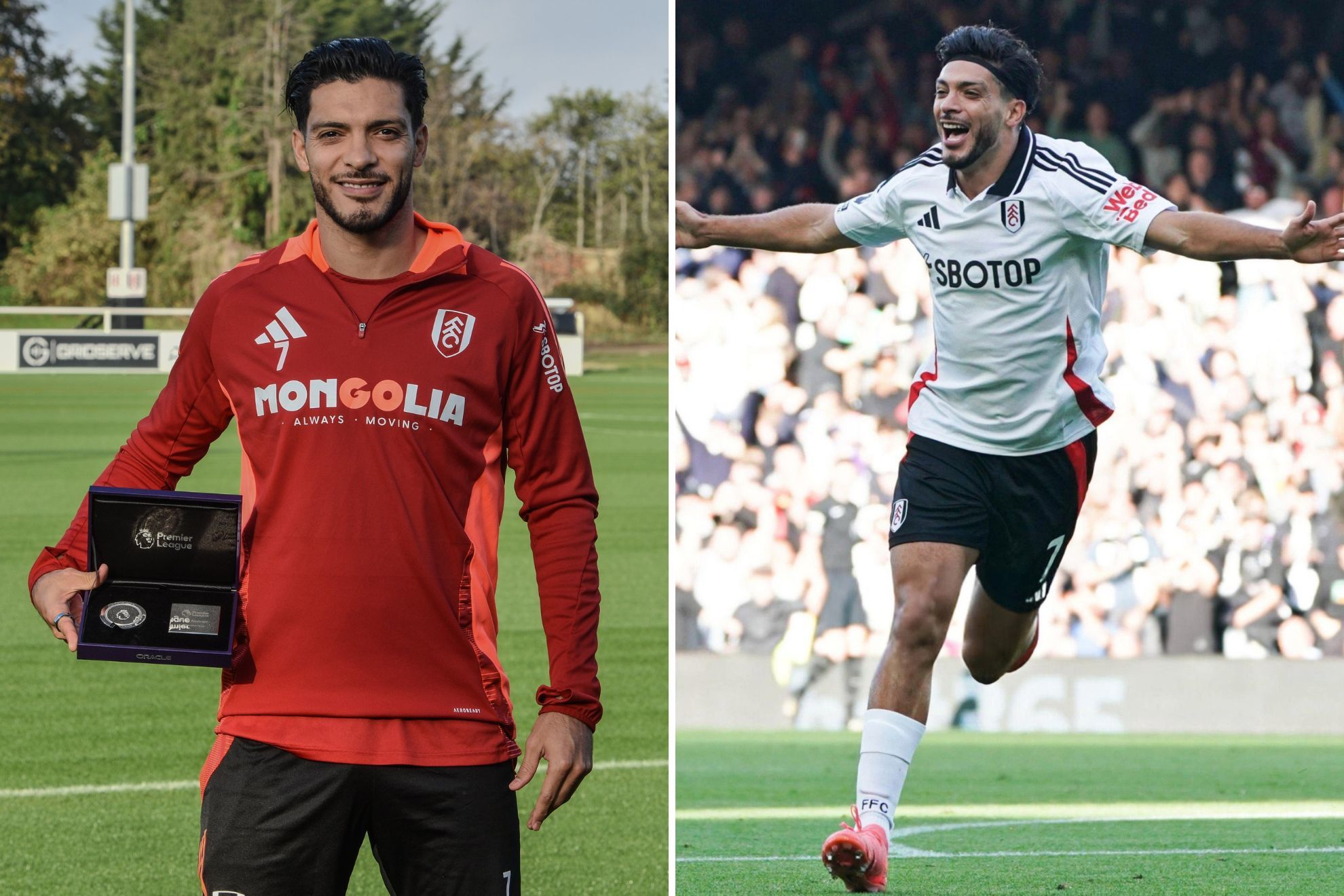 Fulham felicita a Ral Jimnez por su nueva marca y medalla