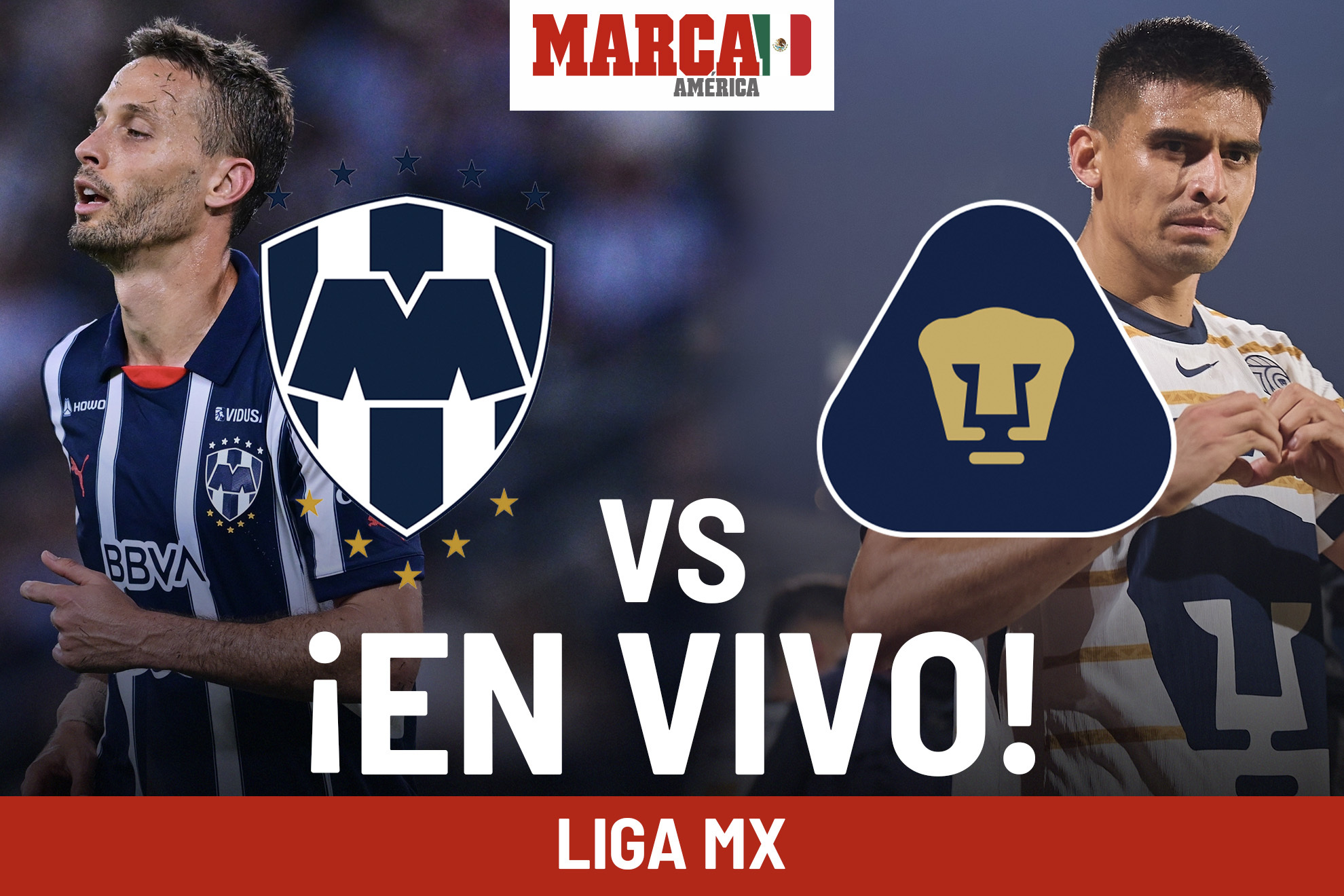 Cmo qued Monterrey vs Pumas?  Resultado Rayados hoy Liga MX 2024