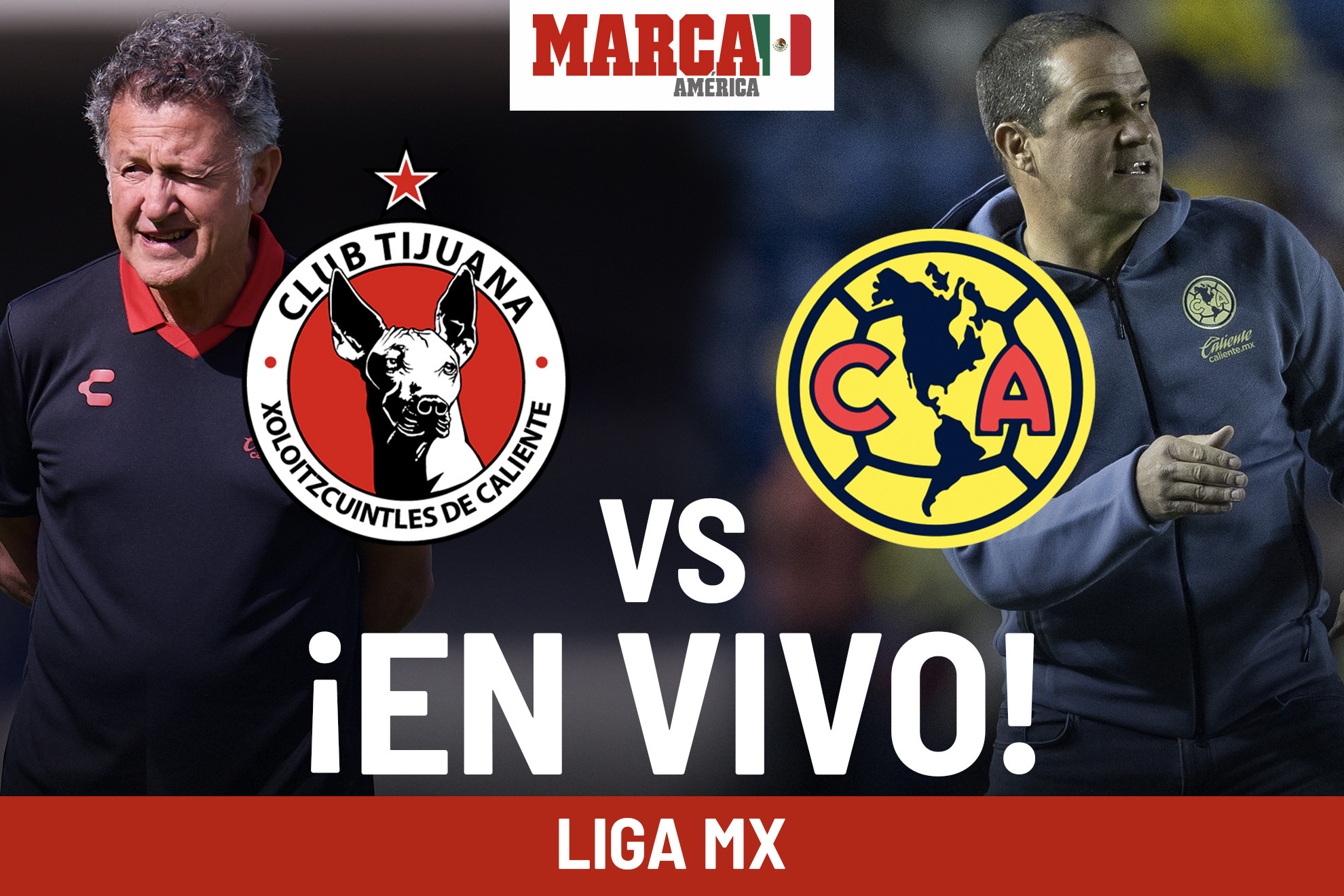 Liga MX 2024 Juego Tijuana vs América EN VIVO Online. Partido Xolos