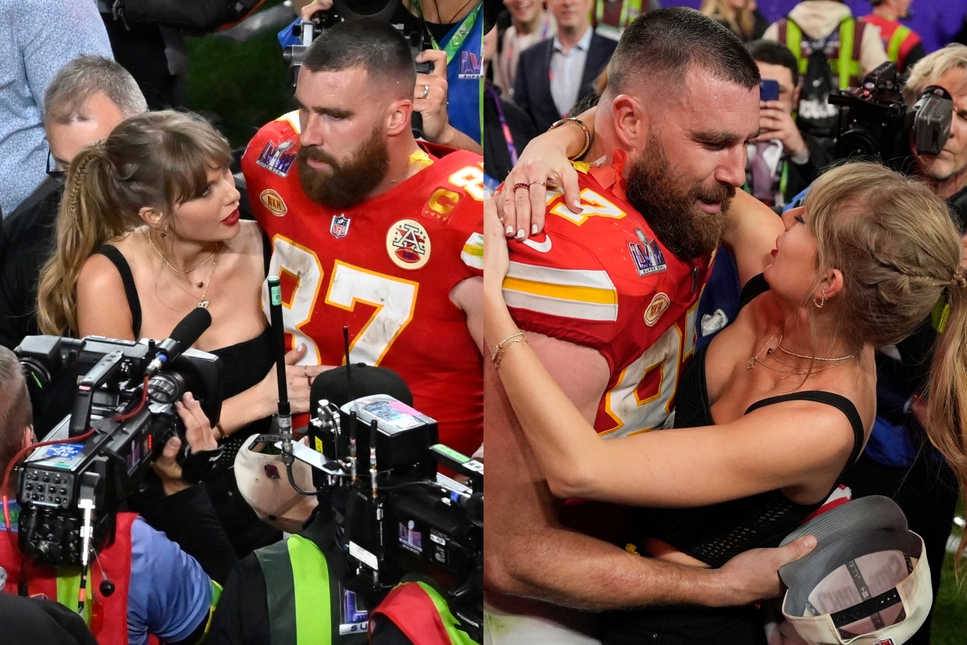 Travis Kelce y Taylor Swift