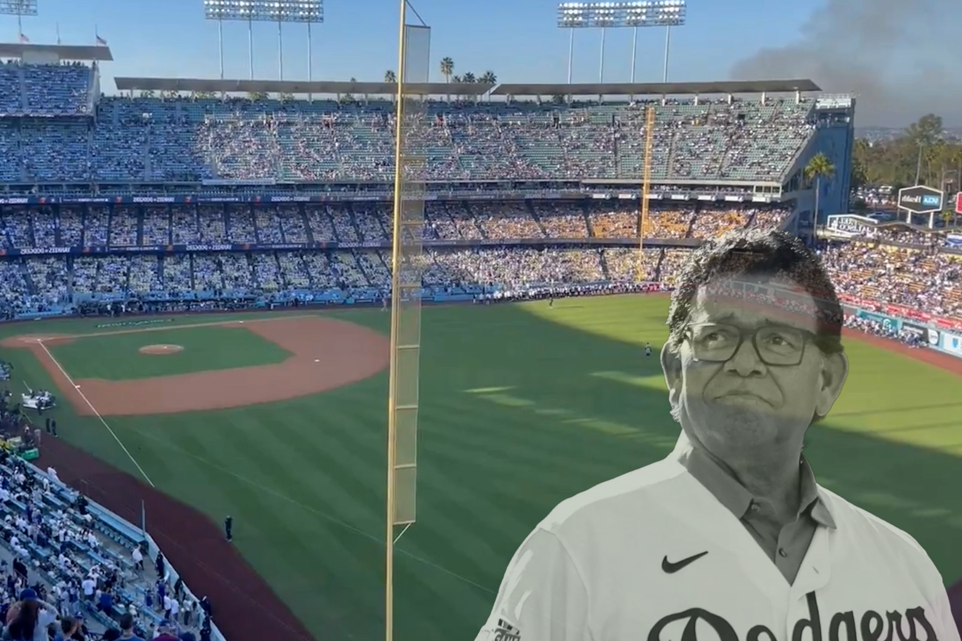 Fernando Valenzuela fue despedido al ritmo de Amor Eterno en el Dodger Stadium