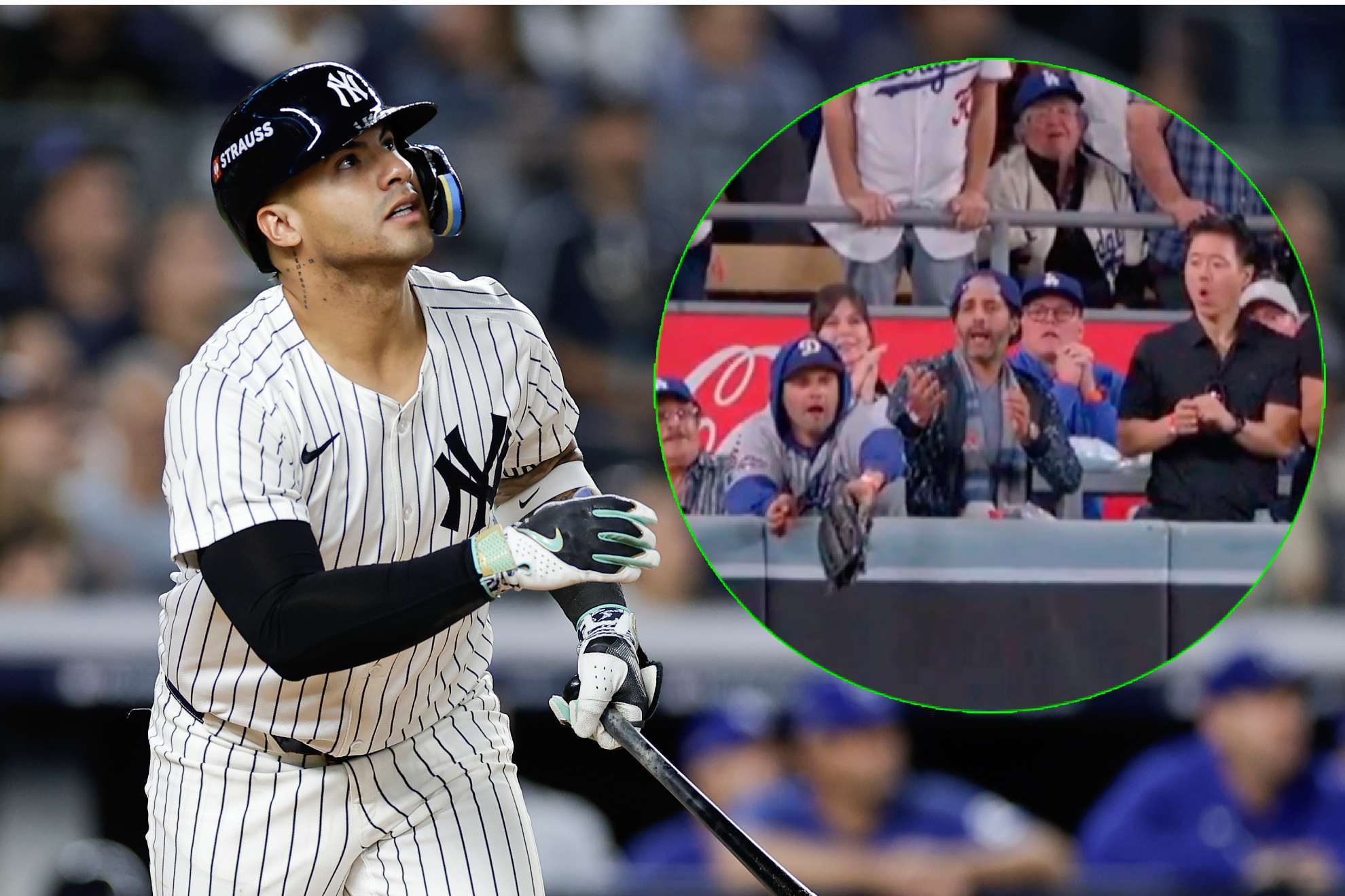 Gleyber Torres mir como su posible jonrn fue evitado en Serie Mundial por un fan