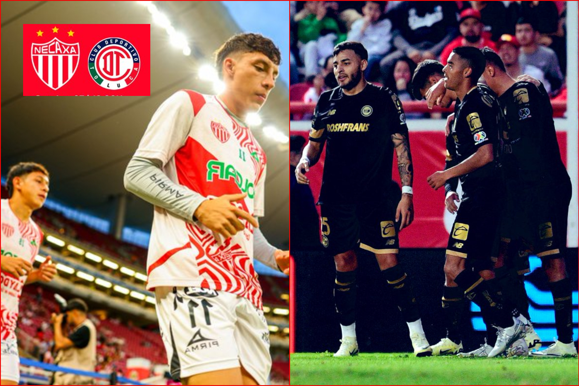 NECAXA vs TOLUCA HOY domingo 27 de octubre.