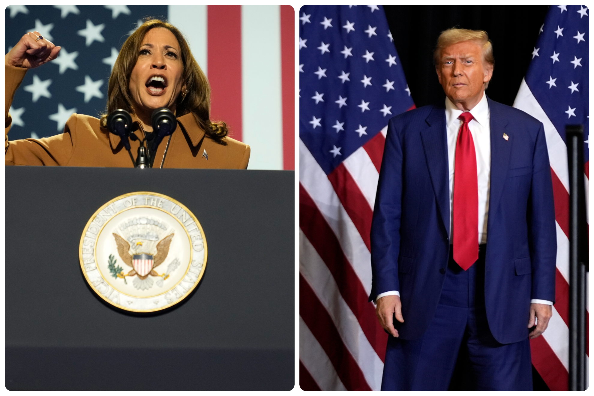 Harris y Trump son los candidatos a la presidencia de Estados Unidos.