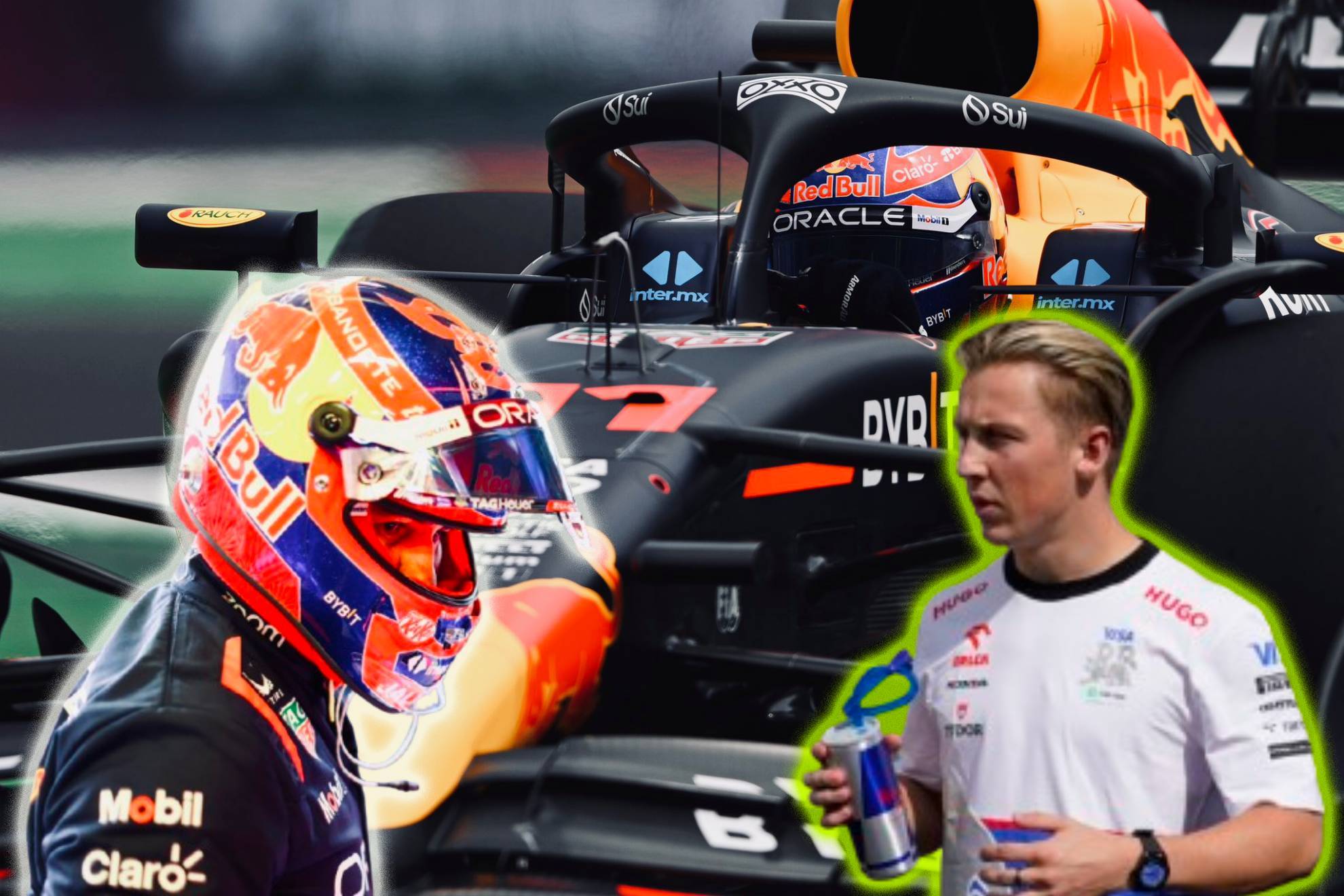 Checo Prez Liam Lawson Red Bull Racing Frmula 1 GP Mxico F1