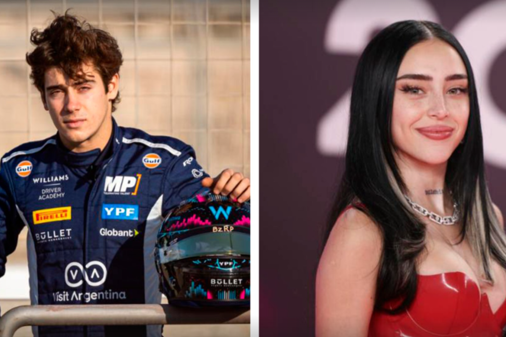 Nicki Nicole presente el GP de Mxico para apoyar especialmente a Franco Colapinto, Comenzar romance?