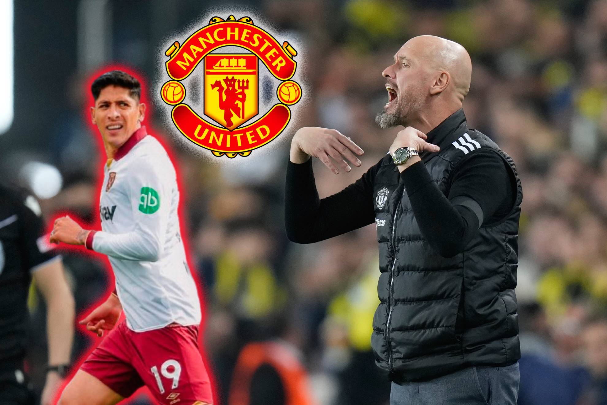 Erik Ten Hag Manchester United West Ham United Edson lvarez Premier League