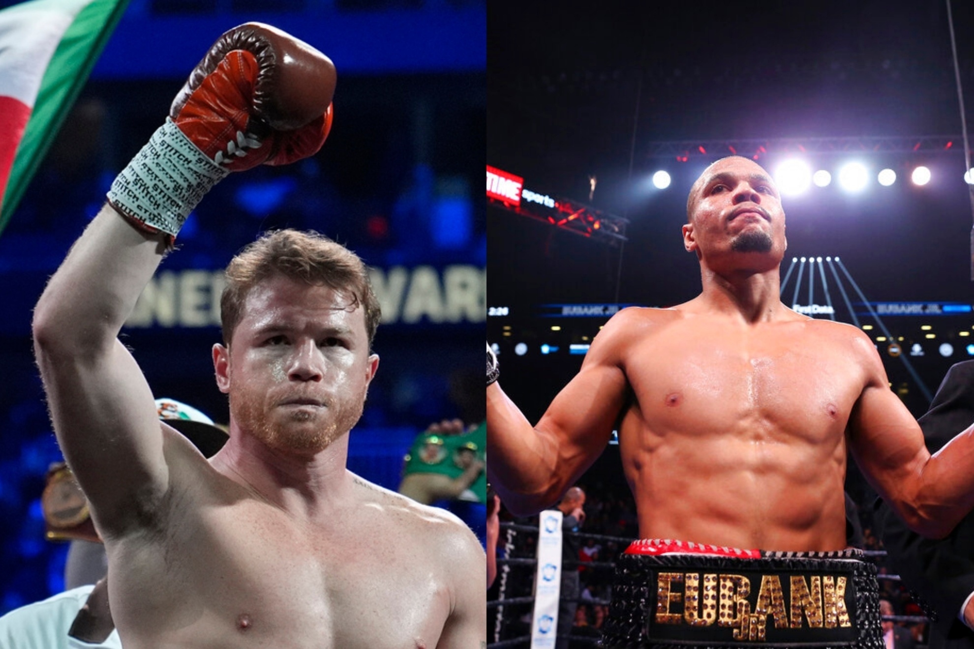 Canelo lvarez y Chris Eubank jr.