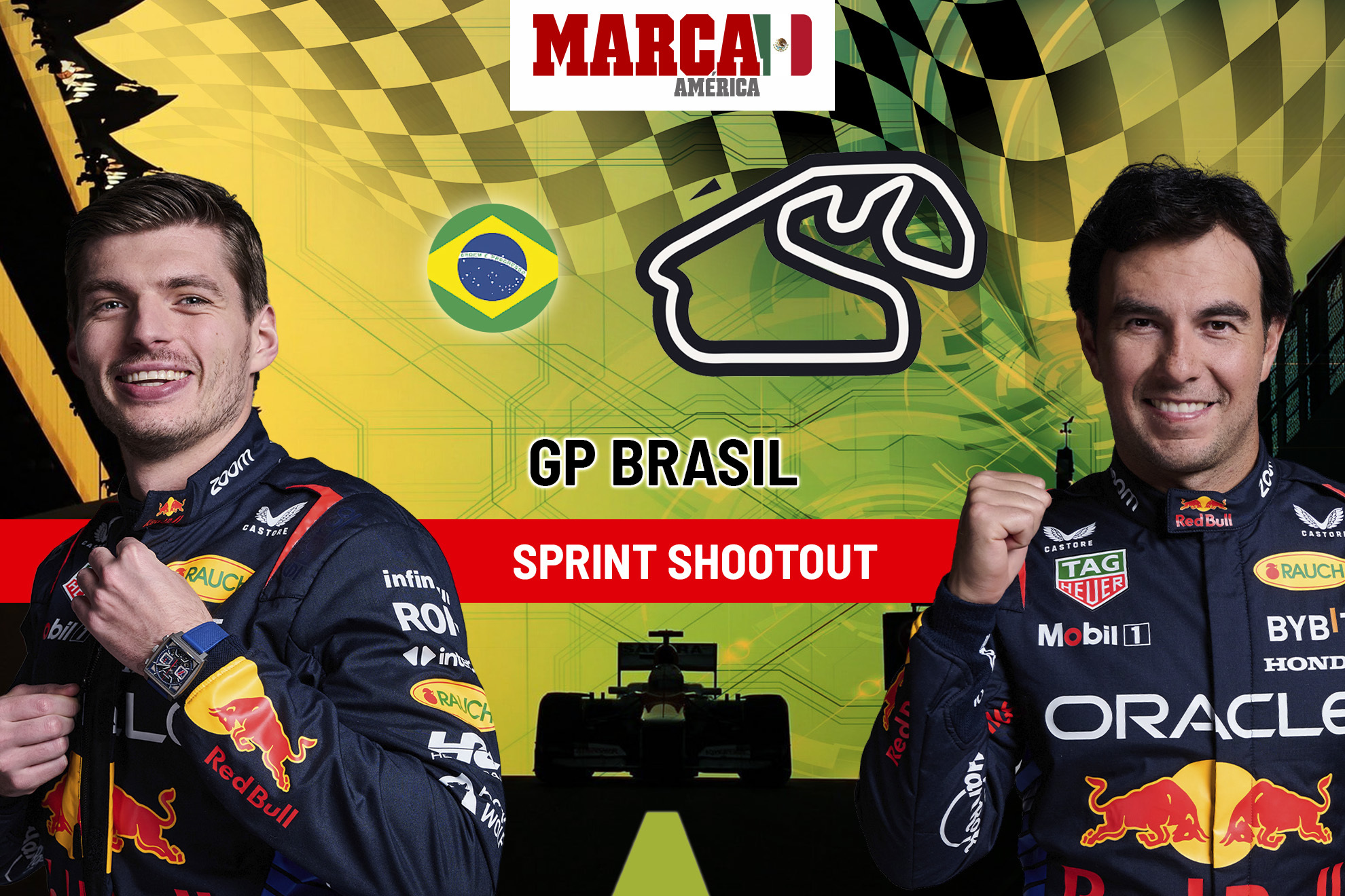 Fórmula 1 Clasificación Sprint F1 hoy GP Brasil 2024 EN VIVO Checo