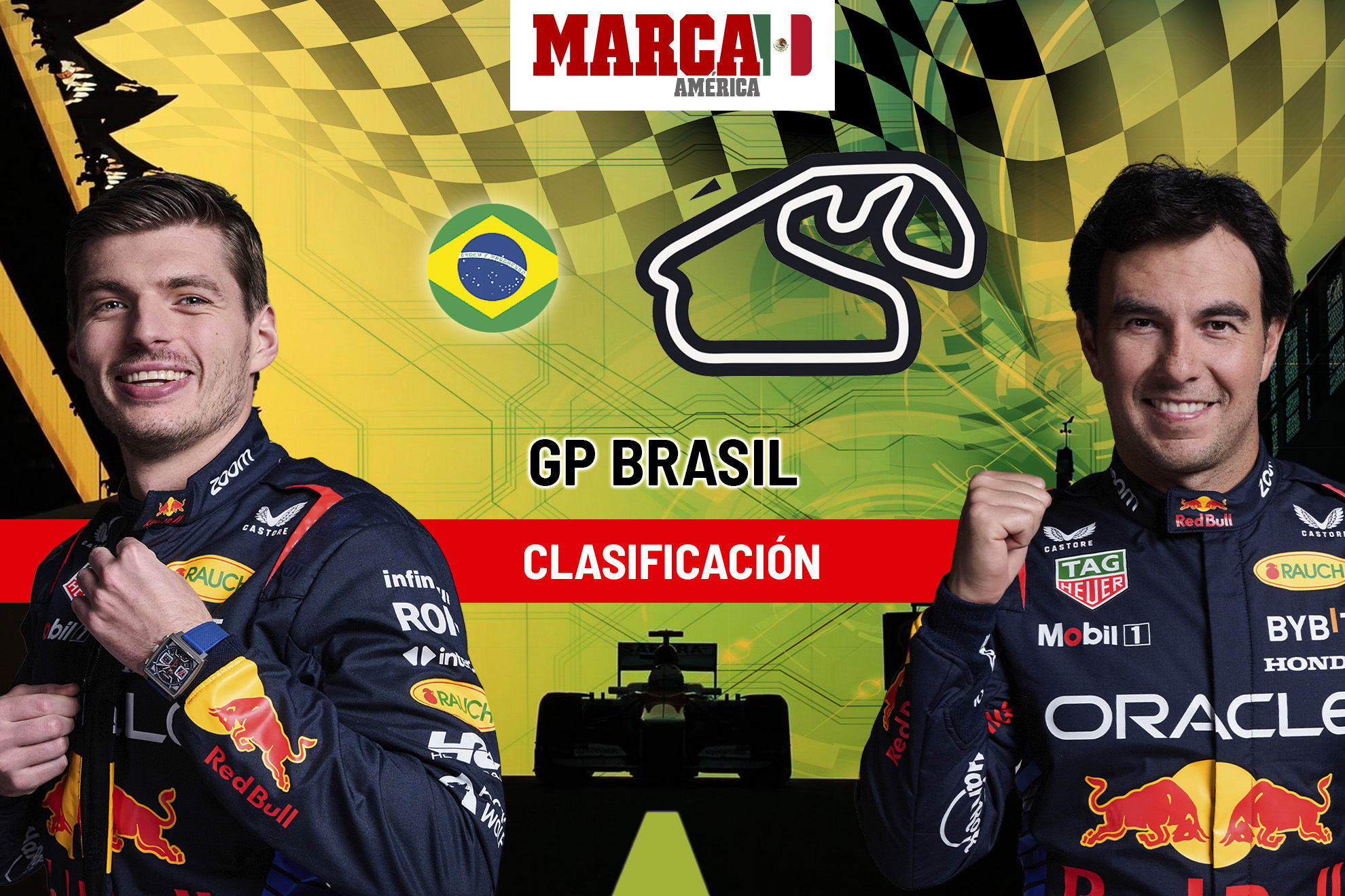 Fórmula 1 Clasificación F1 hoy GP Brasil 2024 EN VIVO Checo Pérez en