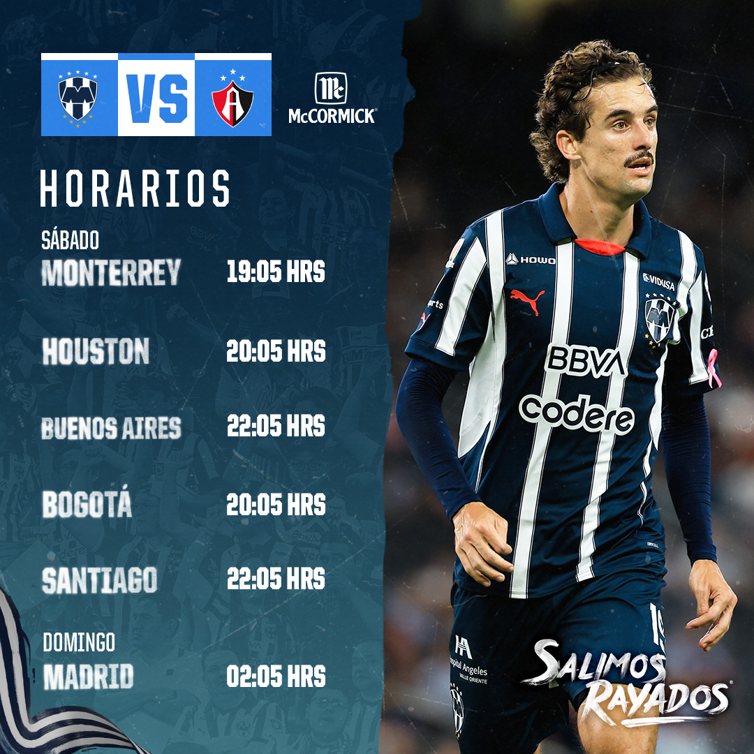 Liga MX 2024 Transmisión Monterrey vs Atlas dónde ver, hora y