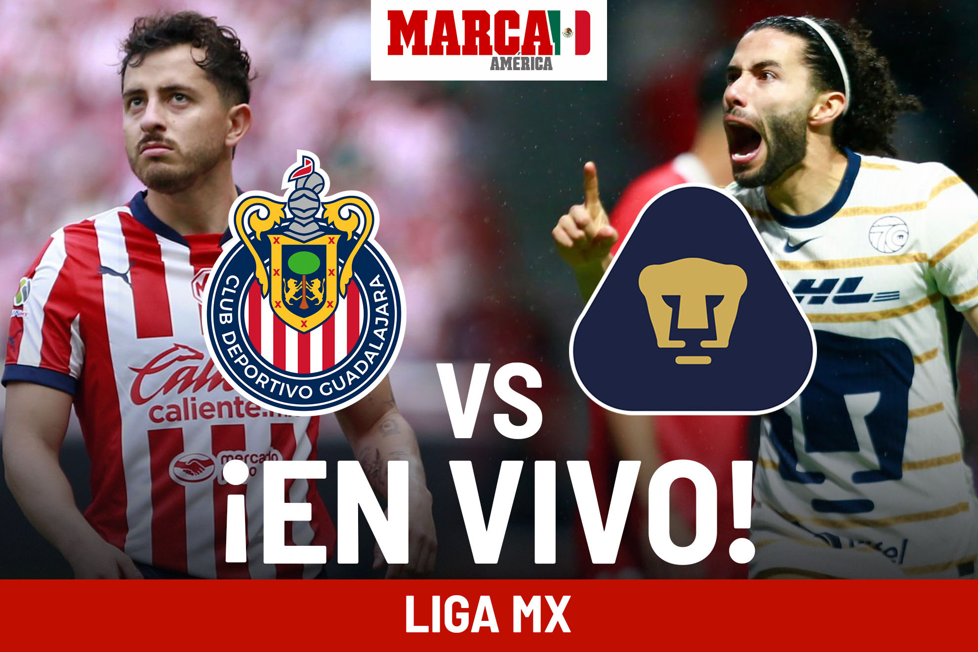 Liga MX 2024 Como quedo Chivas vs Pumas UNAM Resultado y Cronologia juego hoy Liga MX 2024