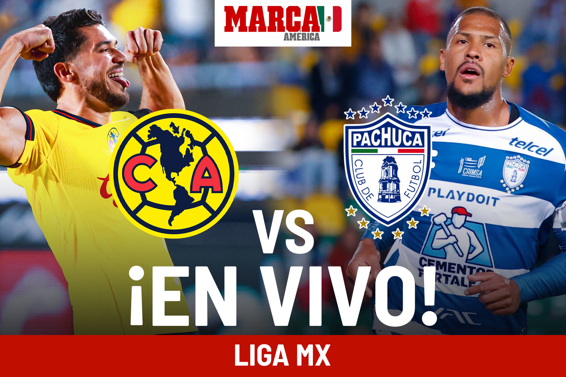 Liga MX 2024 Juego América vs Pachuca EN VIVO Online. Partido hoy