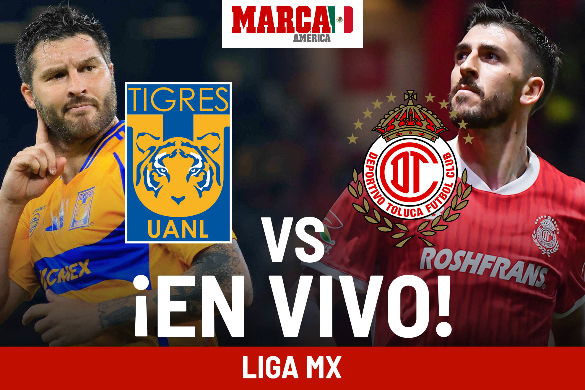 Liga MX 2024 Juego Tigres vs Toluca hoy EN VIVO Online. Partido de