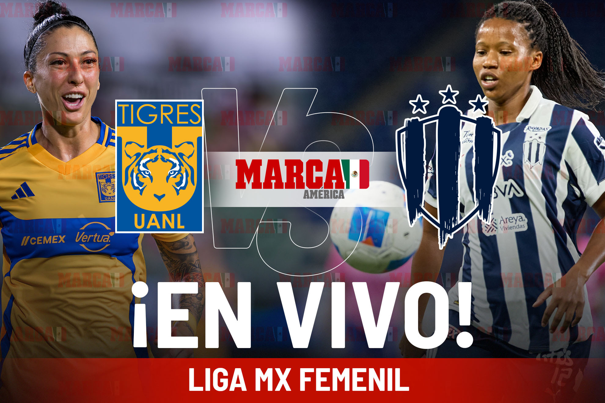 Juego Tigres Femenil vs Monterrey hoy EN VIVO Online. Final Ida Liga MX