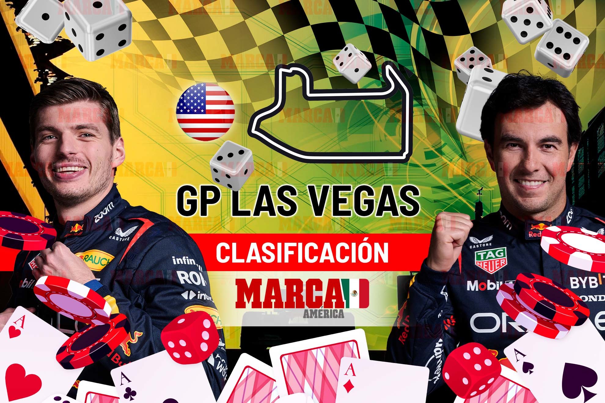 Fórmula 1 Clasificación F1 hoy GP Las Vegas 2024 EN VIVO Online Checo