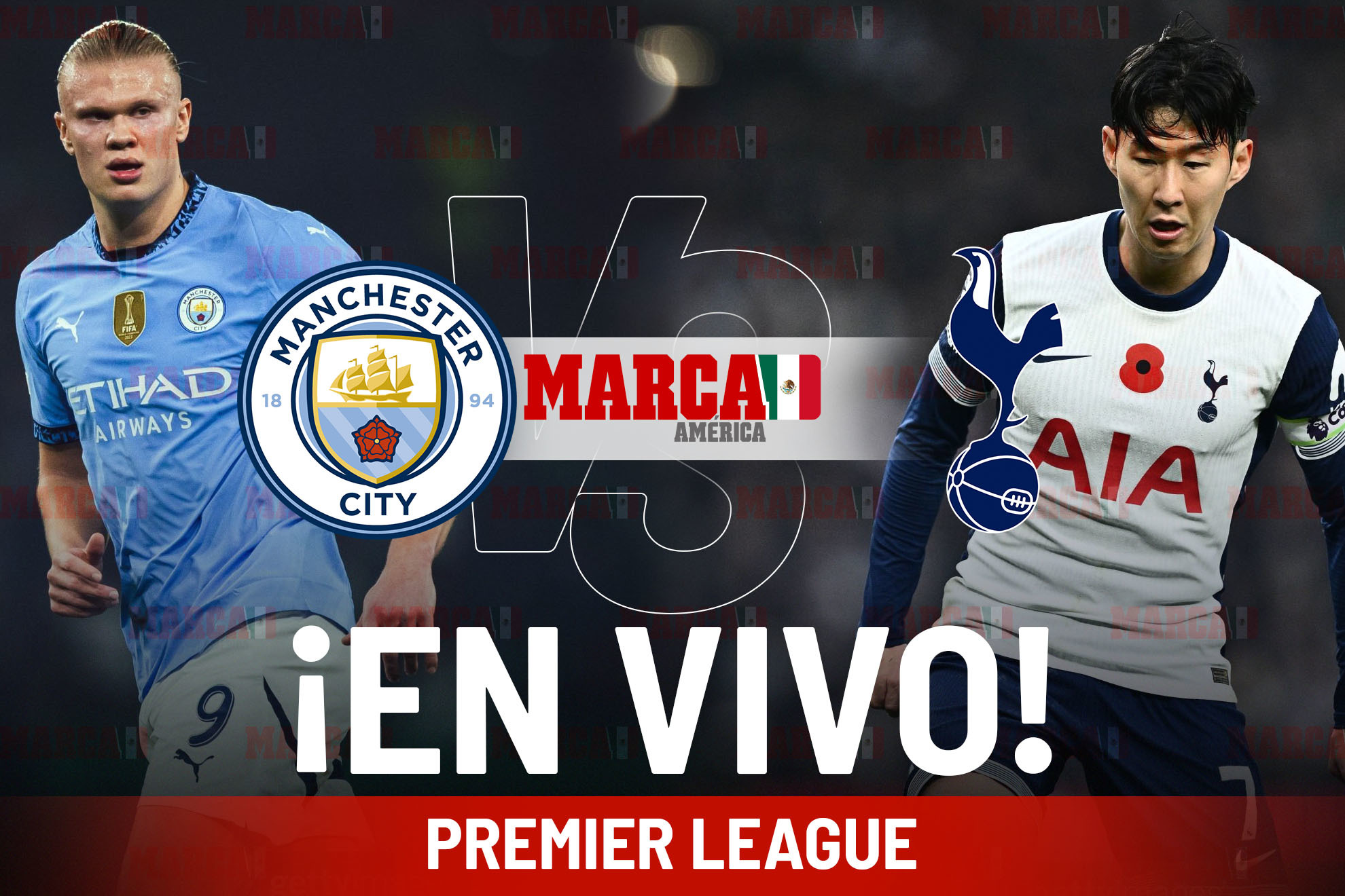 Premier League Manchester City vs Tottenham EN VIVO. Partido hoy