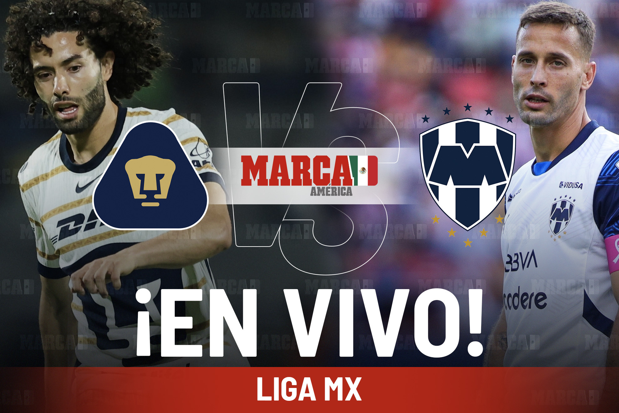 Liga MX 2024 Juego de Pumas vs Monterrey hoy EN VIVO Online. Partido