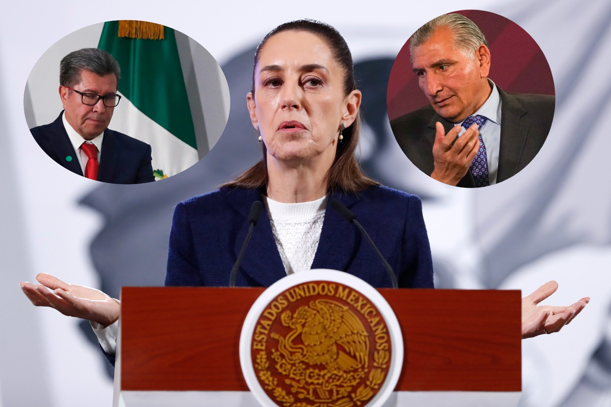 Claudia Sheinbaum Interviene En La Pelea Entre Adán Augusto López Hernández Y Ricardo Monreal 7718