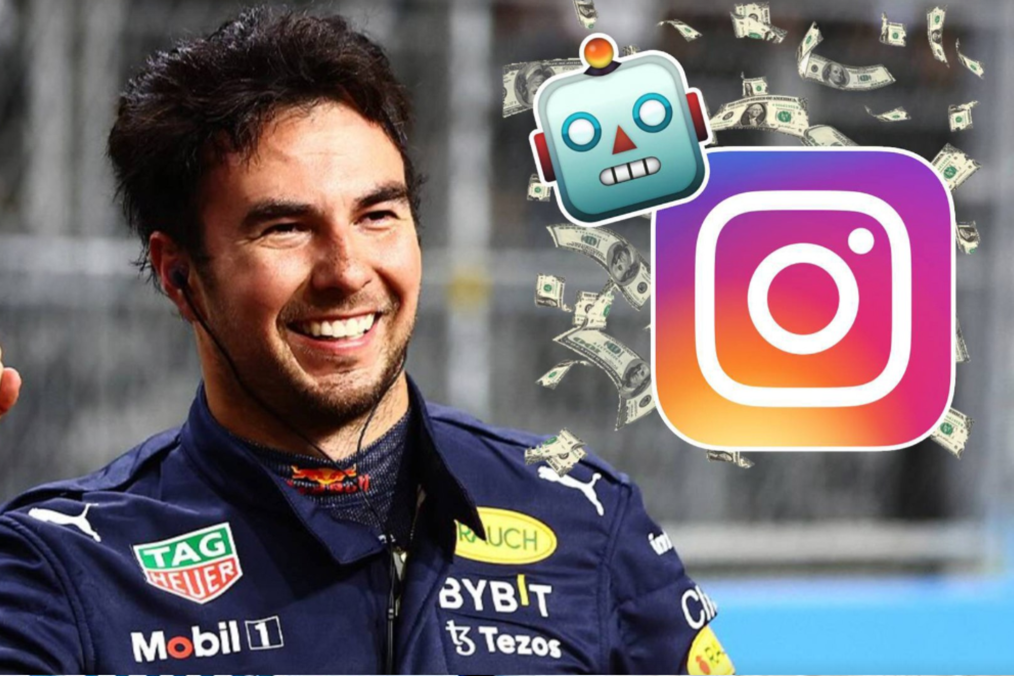 F1: Supuestos bots de Red Bull para suplir el unfollow masivo de los fans de Checo P�rez