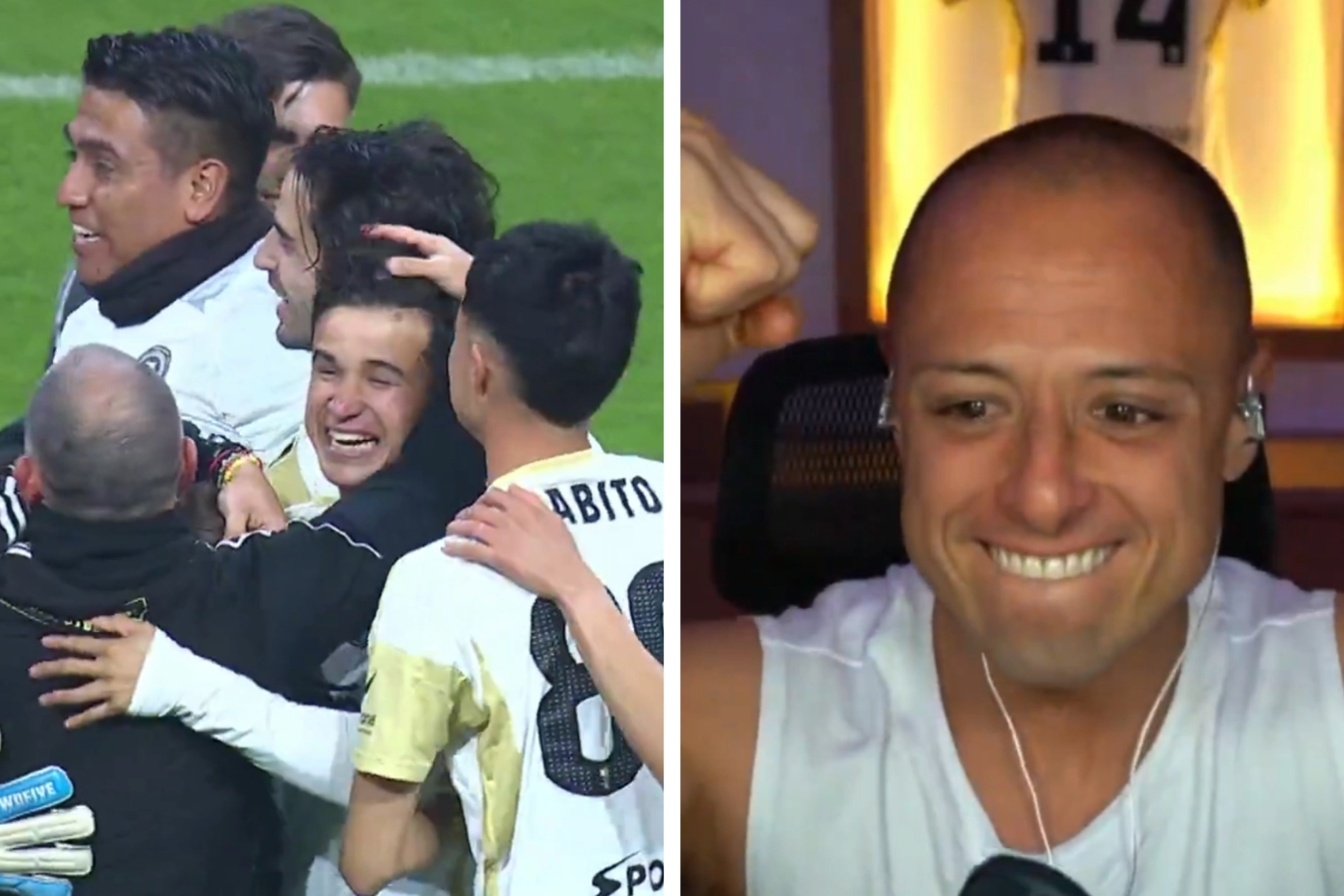 Chicharito Hern�ndez llora tras campeonato de Olimpo United en la Kings League Am�ricas