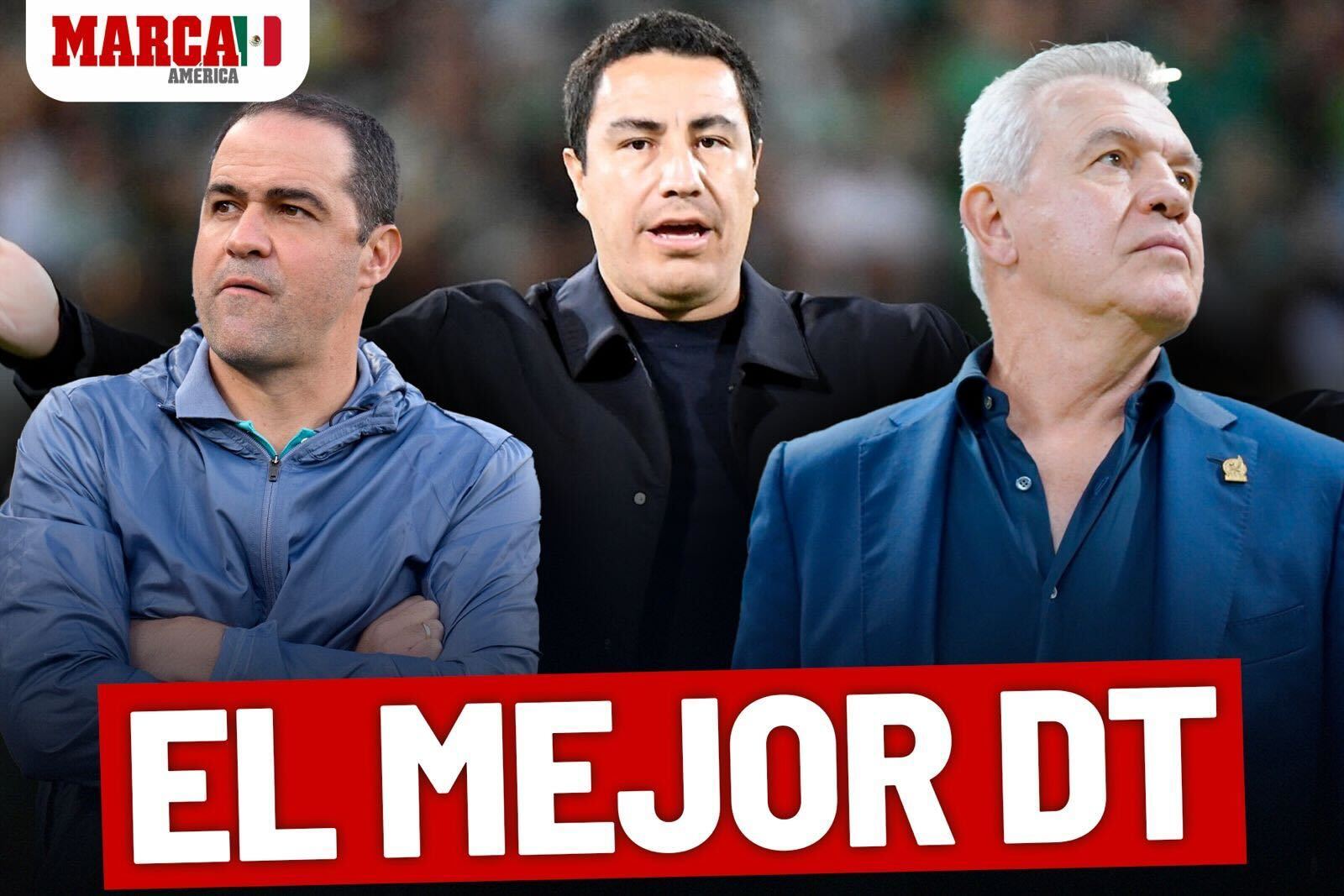 Andr� Jardine, Efra�n Ju�rez y Javier Aguirre.