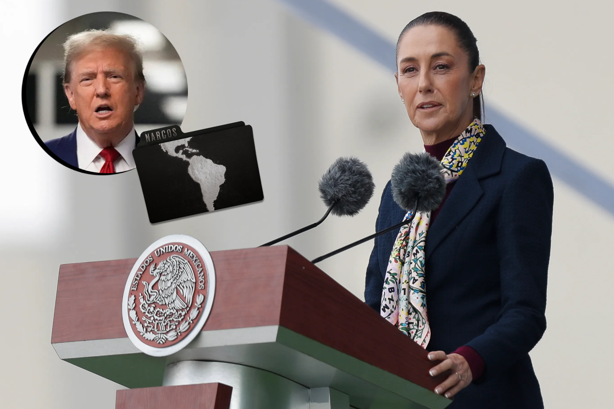 El plan de Sheinbaum para que Trump no designe a c�rteles como grupos terroristas