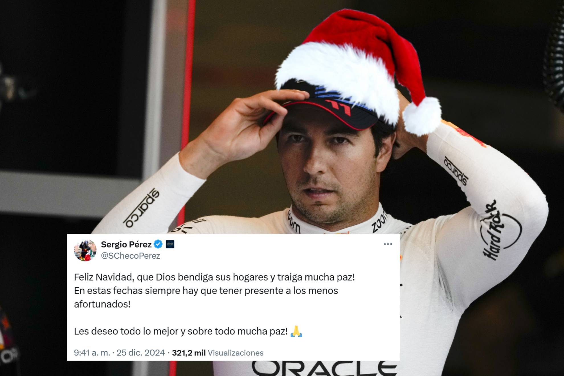 El mensaje que escribió Sergio Pérez