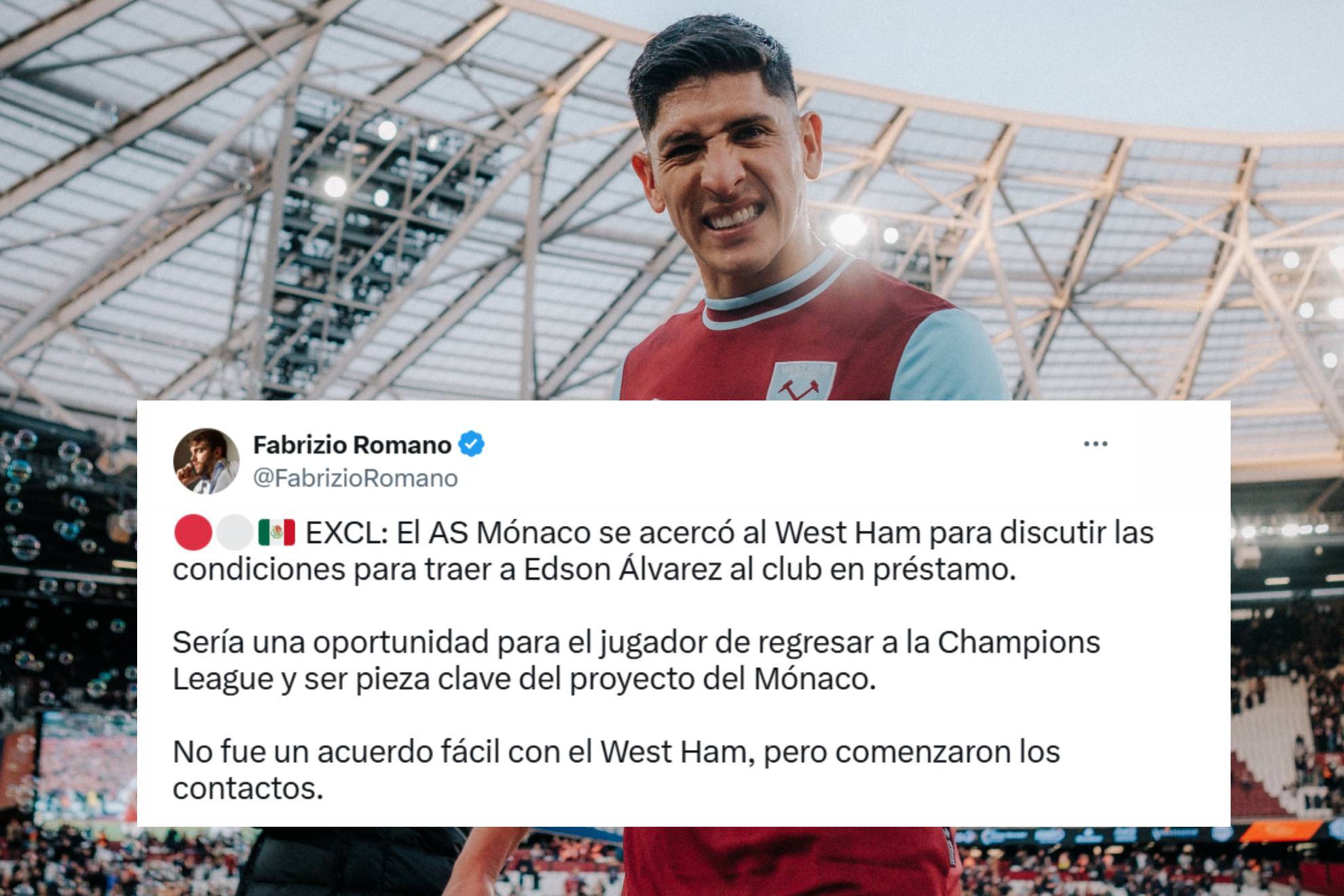 La publicación de Fabrizio Romano sobre Edson Álvarez