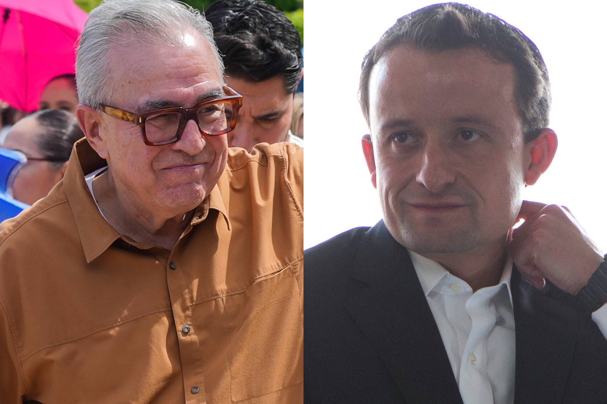 Rubén Rocha Moya y Mikel Arriola.