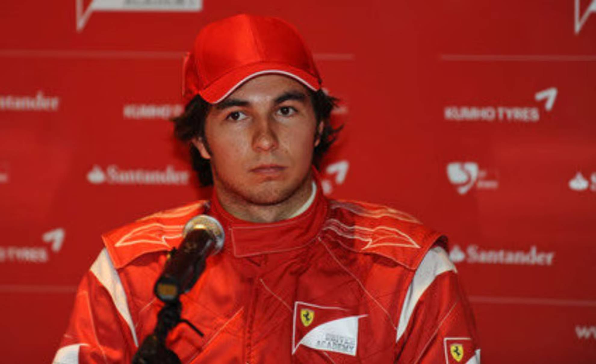 Sergio Pérez, durante su etapa en la Academia de Ferrari