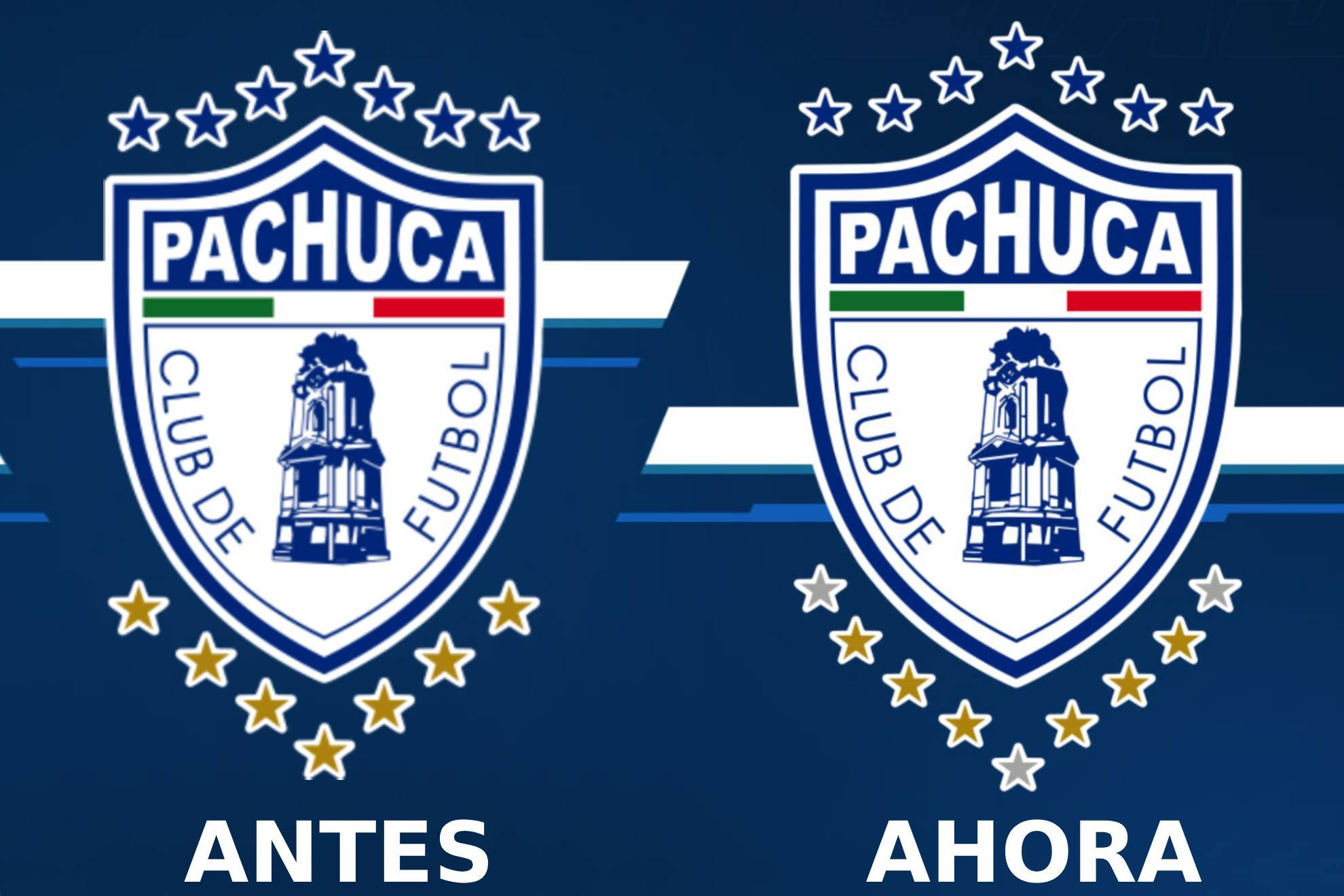 La comparación y cambios en el escudo de los Tuzos