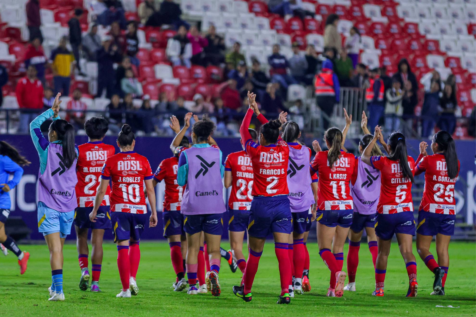 Rayadas del Monterrey Femenil cayó en su visita al Atlético de San Luis Femenil