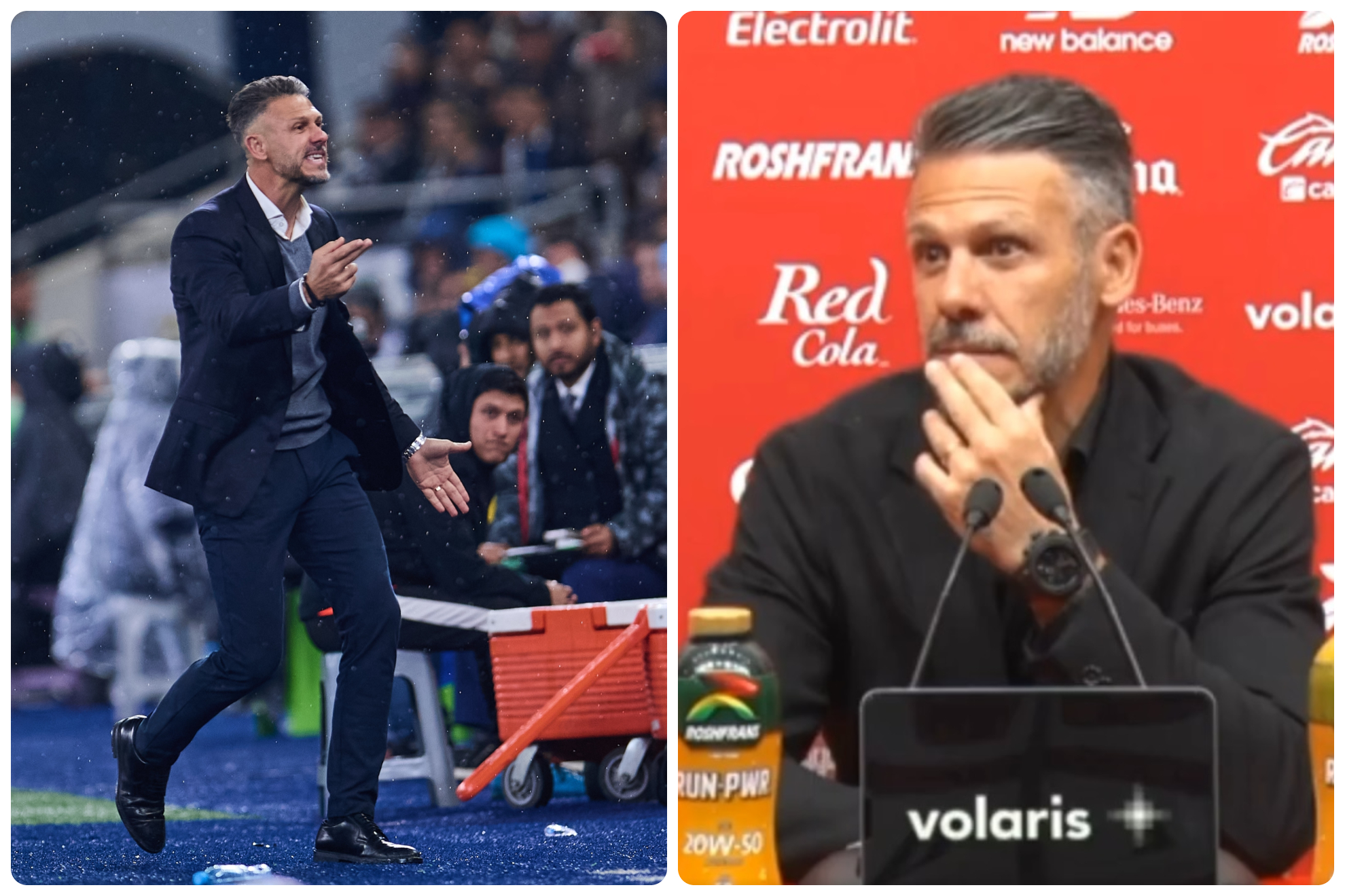 Martín Demichelis se mostró sorprendido con esta pregunta de la prensa.