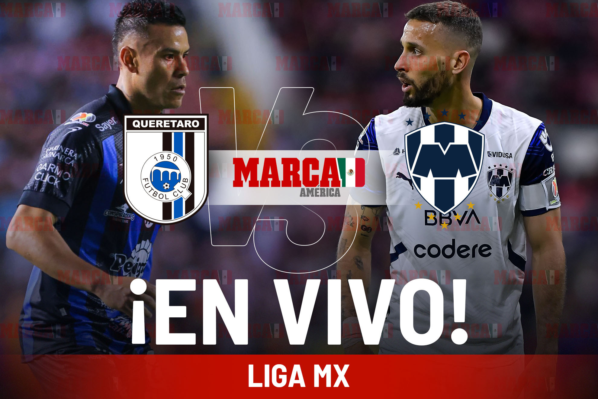 Querétaro vs Monterrey EN VIVO hoy. Partido de Sergio Ramos en Liga MX