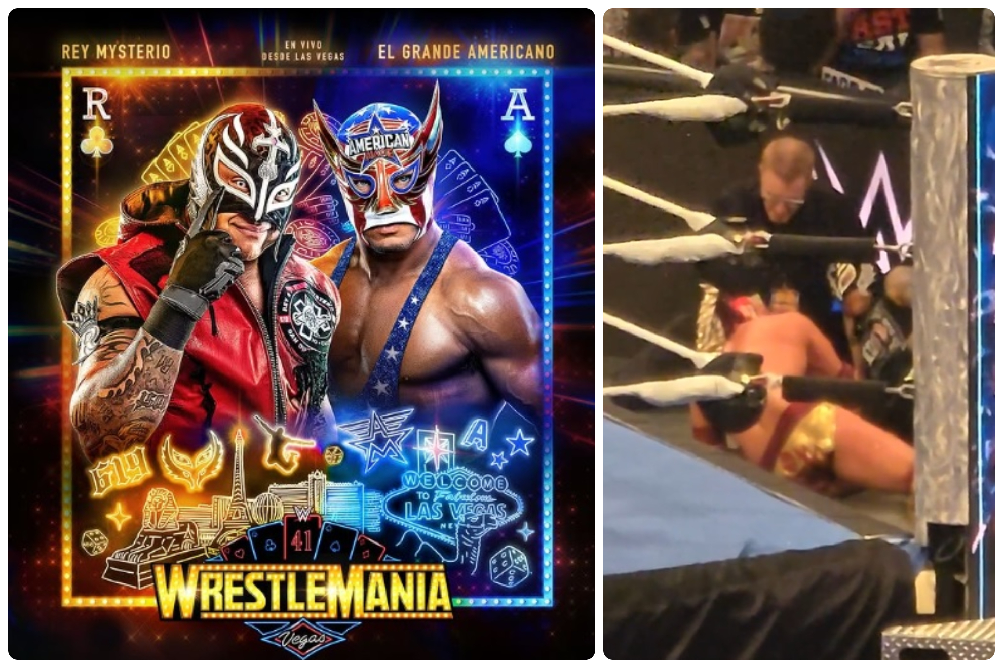 Rey Mysterio has a struggle agreed with the great American.