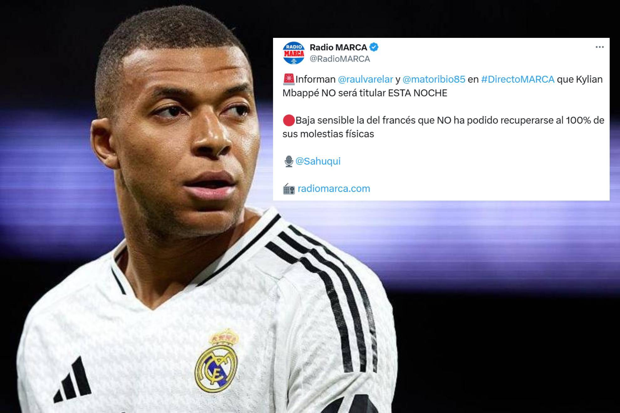 La información por parte de Radio Marca por la situación de Mbappé