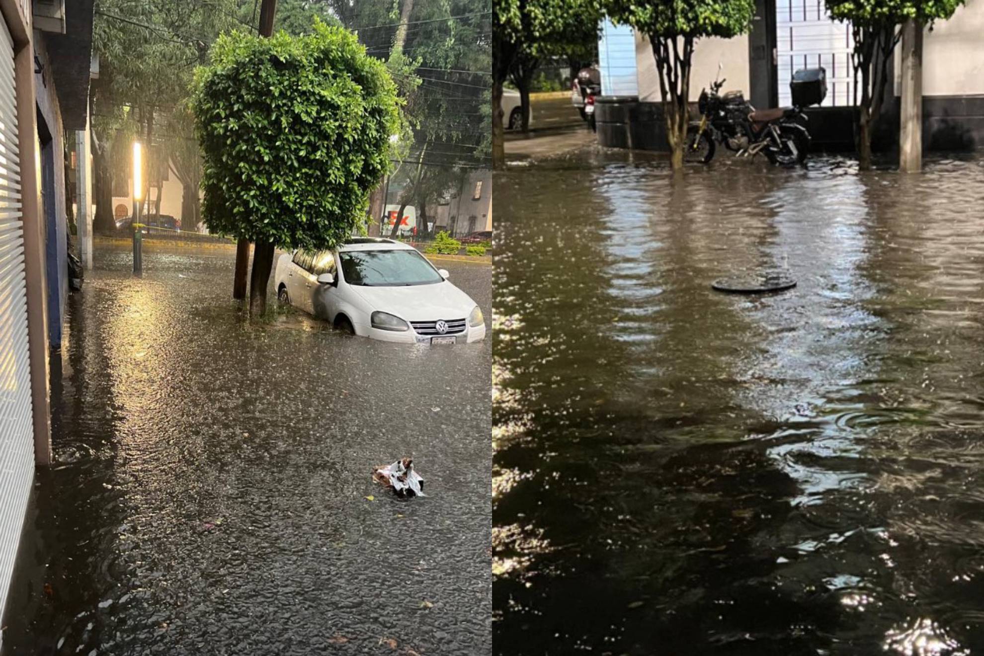 CDMX bajo el agua: Zonas afectadas por lluvias HOY 16 de junio ...