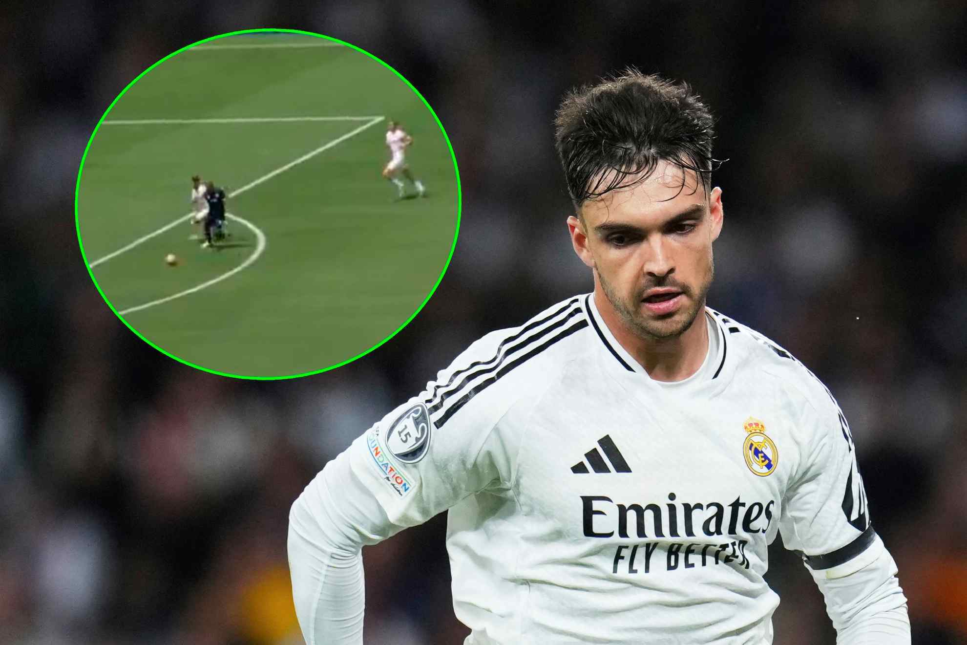 Real Madrid vs Pachuca: Raúl Asencio se va expulsado por taclear a ...