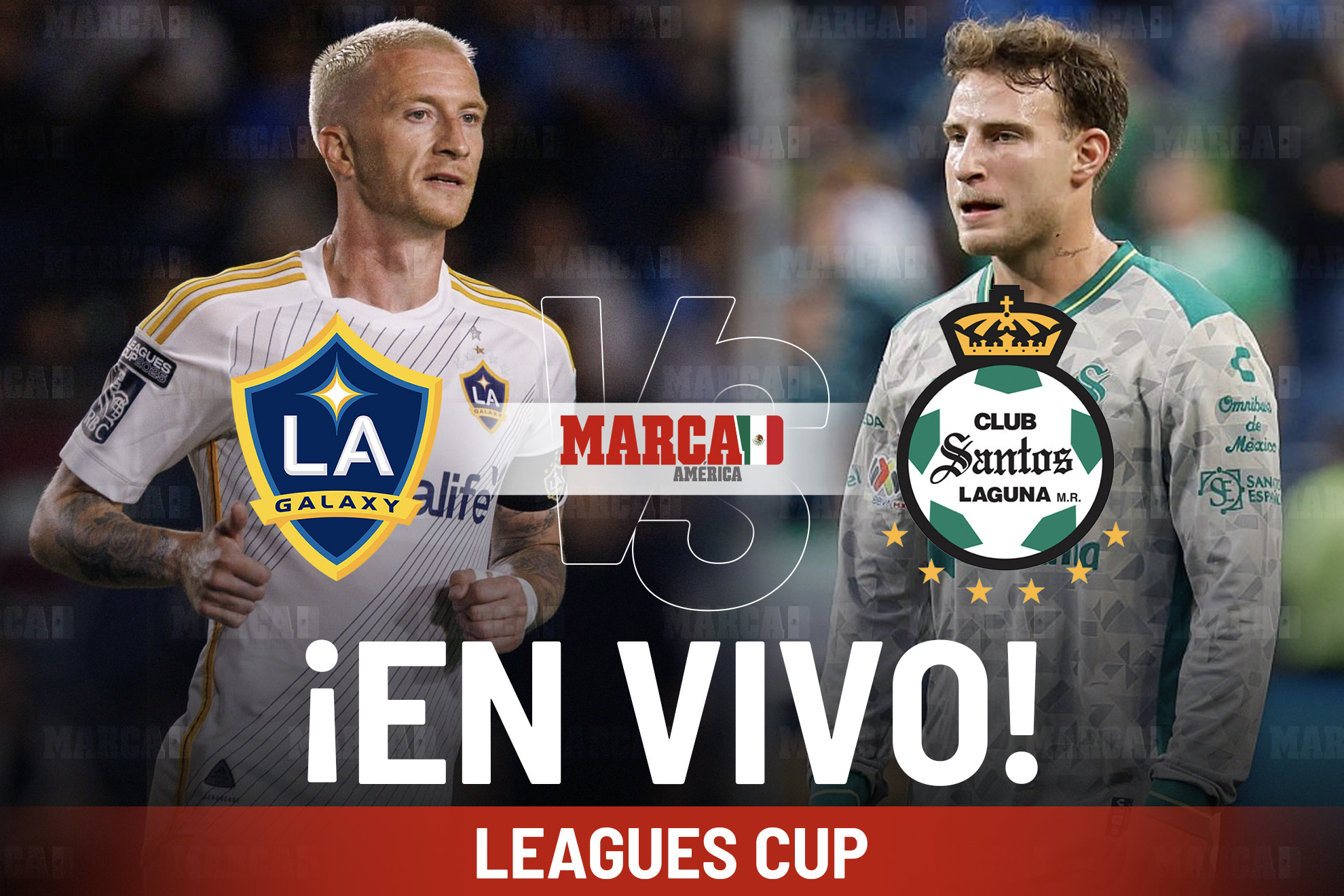 LA Galaxy arrolla a Santos Laguna y avanza a cuartos de final de la Leagues Cup 2025